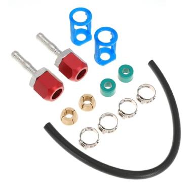 Imagem de Kit de emenda de linha A/C 800-673 para linha 5/16 com mangueira nº 6 800673 Kit de acoplador de emenda de reparo de ar condicionado para reparo de linha a mangueira CA 5/16 (Line-K673)
