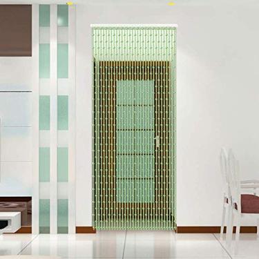 Imagem de Cortinas cortina de contas decoração de cristal cortina de porta sala de estar corredor cortina suspensa não desbota, uma variedade de estilos tamanhos personalizáveis (cor: B, tamanho: 90 x 80 cm)