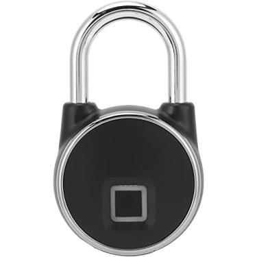 Imagem de Cadeado inteligente de impressão digital com trava de bicicleta, cadeado EPB9rrt para armários para bicicletas e armazéns