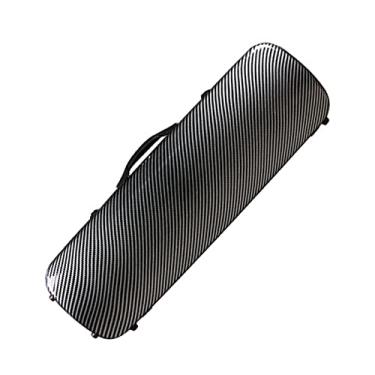 Imagem de Estojo Para Violino Tamanho 4/4 3/4 Super Leve Em Fibra De Carbono Quadrado Para Violino Com Higrômetro Tamanho Completo Estojo de Violino (Color : 05)