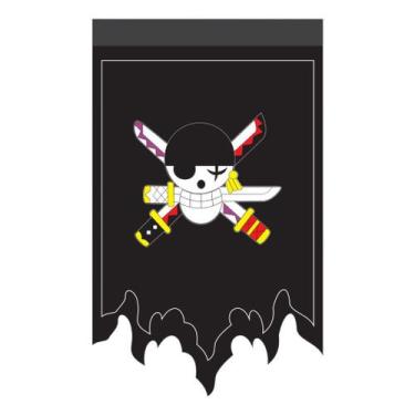 Imagem de Flâmula One Piece Zoro Para Decoração E Coleção De Parede - TENDA MEDI