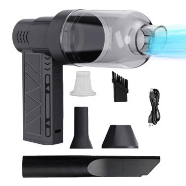 Imagem de Secador de Ar Automotivo,3 Velocidades Portátil Sem Fio Para Poeira,Sopradores Para Jardim E Limpeza | Para Folhas Poeira Calhas Moto Oficina Casa Escritorio E Limpeza Geral