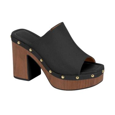 Imagem de Tamanco Feminino Vizzano Salto Meia Pata