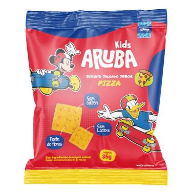 Imagem de Biscoito Aruba Kids Salgado Sabor Pizza 35g