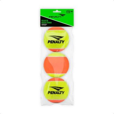 Imagem de Kit com 3 Bolas de Beach Tennis Penalty Tenis Praia Stage 2-Unissex