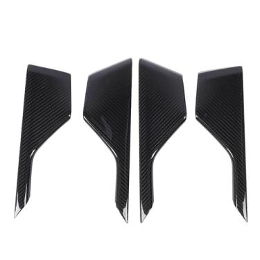 Imagem de Atyhao Capa de Listra do Painel da Porta Interna de Fibra de Carbono para X6 G06 2018-2024, Acabamento Elegante da Tampa do Painel da Porta Interna