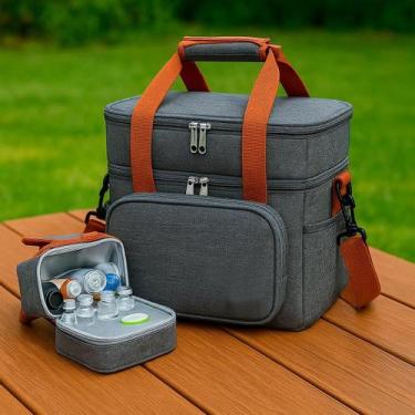 Imagem de Bolsa Térmica Reforçada Porta Alimentos Trabalho - Relet