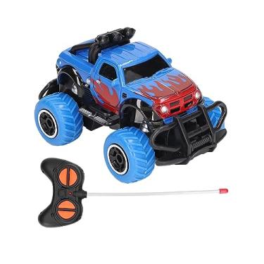 Imagem de TOPINCN Carro de Controle Remoto 1:43, Pára-choques Anticolisão Resistentes, Motoristas de 4 Canais, Veículo Off-road Com Pneus de Borracha à Prova de Choque para Crianças de 3 Anos (Azul)