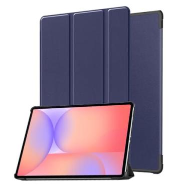 Imagem de SFFINE Capa para tablet Samsung Galaxy Tab S10 Lite / S10 FE / S9 FE de 10,9 polegadas 2025/2023, capa protetora magnética inteligente de couro PU com suporte flip e hibernar/despertar automático