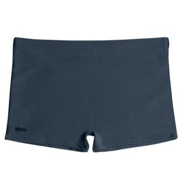 Imagem de Sunga Boxer Lisa Mash Masculina, P, Cinza chumbo