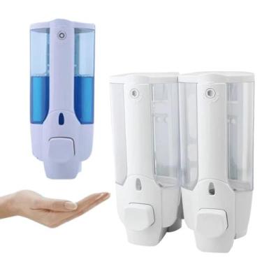Imagem de 3 Dispenser De Parede Álcool Gel Detergente Sabonete Líquido - Majesti