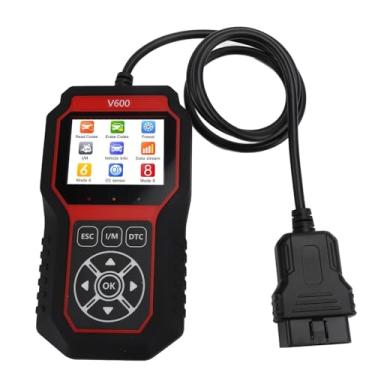 Imagem de Luocute Scanner OBD para Carro V600, Tela Colorida TFT de 2,8 Polegadas Com Botão de Prontidão IM de um e Interface Multilíngue, para Verificação de Luz do Motor