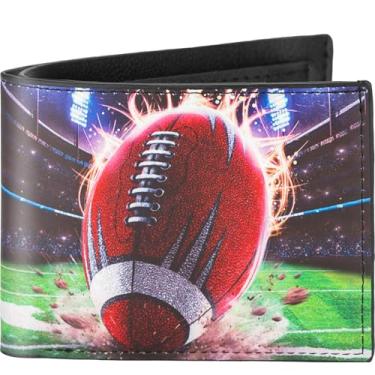 Imagem de Carteira infantil para meninos de 5 a 7 anos, 8 a 10, 9 a 12, 12 a 14 anos, engraçada, dobrável, com bloqueio de RFID, bolso para moedas, para homens, meninos, presentes de aniversário e Natal,