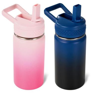 Imagem de Garrafa infantil Fijinhom 350mL 304 em aço inoxidável isolada a vácuo