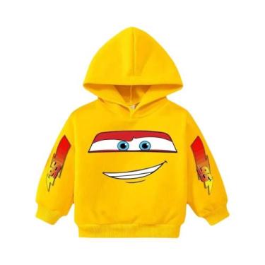 Imagem de Moletom Infantil Quente E Confortável Car McQueen Moda Outono Inverno 