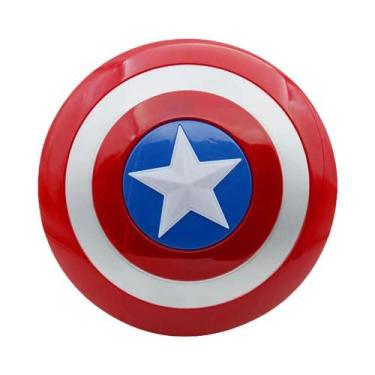 Imagem de Fantasia De Super-Herói Capitão América Para Jovens Com Escudo, Máscar