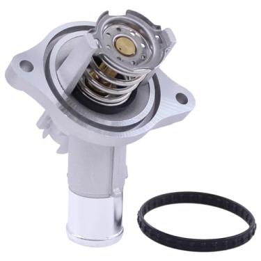 Imagem de ApplianPar Conjunto de carcaça do termostato de refrigeração do motor para Buick Envision Regal 2014-2017 para Chevy Blazer Equinox para GMC Acadia