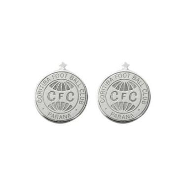 Imagem de Brinco Oficial Escudo Coritiba Prata 925 Noble Joias-Unissex