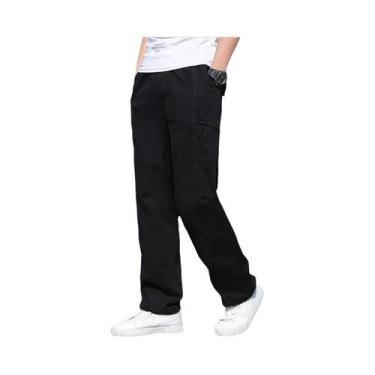 Imagem de Calças Cargo Masculinas 6XL Para Verão E Primavera, Algodão, Roupas De