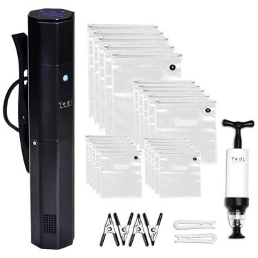 Imagem de Termocirculador Elétrico Ultra Silencioso para até 18L, 1000W, 110v, YEDI HOUSEWARE GV024, Preto