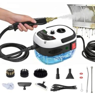 Imagem de NOVEVE Limpador A Vapor De Alta Temperatura E Alta Pressão 2500w - 220v Branco Gaonas Maquina Limpeza Vapor Vaporizador Portátil