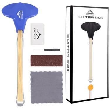 Imagem de EASTROCK Arco de guitarra, arco Picasso 2 em 1, cria sons de violoncelo e violino, ferramentas de cordas de dupla finalidade, kit de arco de guitarra para iniciantes e músicos profissionais, presente