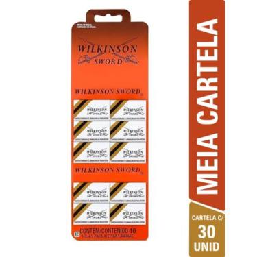Imagem de Lâmina De Barbear Gilete Wilkinson Original Cartelas - Wilkinson Sword