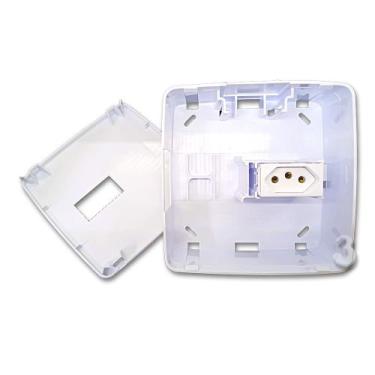 Imagem de Caixa de Sobrepor com Tomada para até 2 Disjuntores Din p/ Ar Condicio