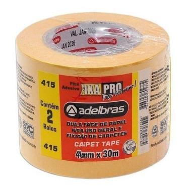 Imagem de Fita Papel Dupla Face Para Carpete Adelbras 48mm X 30m
