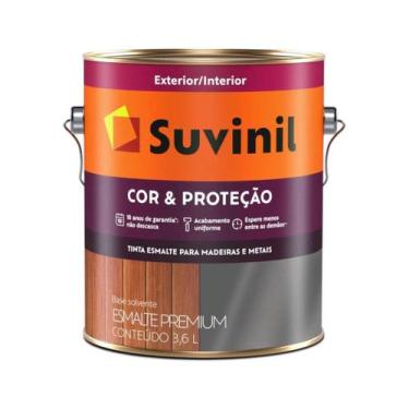 Imagem de Tinta Esmalte Brilhante Cor e Proteção Suvinill 3,6 Litros Verde Folha