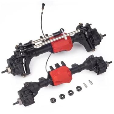 Imagem de Peças de carro RC compatíveis com Traxxas para TRX4 1/10 para Rock Crawler Car Substituir Upgrades Peças RC Car Metal Front and Rear Portal Axles