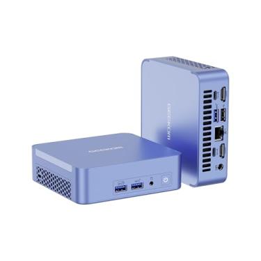 Imagem de GEEKOM Mini PC AX8 Pro, AMD Ryzen R7-8745HS (8C/16T, até 4,9GHz), 32GB DDR5 5600Mhz RAM e SSD PCIe Gen 4 de 512GB, Mini Desktop Windows 11 Pro, AMD Radeon 780M /WiFi 6E/BT5.2/2.5G LAN