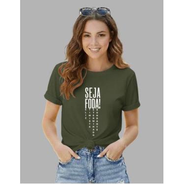 Imagem de Camiseta Blusa Tshirts Seja Algodão Premium Unissex - MB Sport, Verde,