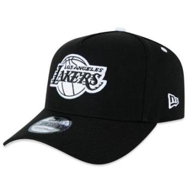 Imagem de BONE NEW ERA 9FORTY A-FRAME LOS ANGELES LAKERS NBA PRETO-Masculino