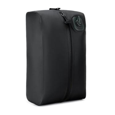 Imagem de ＫＬＫＣＭＳ Saco de viagem a vácuo para armazenamento de roupas, saco de compressão reutilizável e impermeável, organizador multifuncional para bagagem, ideal, Preto