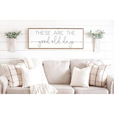 Imagem de Estes são os bons velhos dias placa arte em tela Good Ol Days cartaz decoração de parede impressões pintura imagem arte quarto casa fazenda acima do sofá decoração sem moldura
