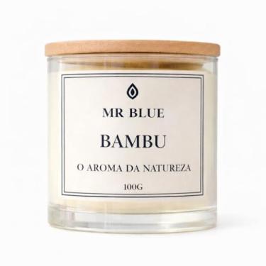 Imagem de Velas Aromáticas MR Blue Cera De Coco - Bambu 100g