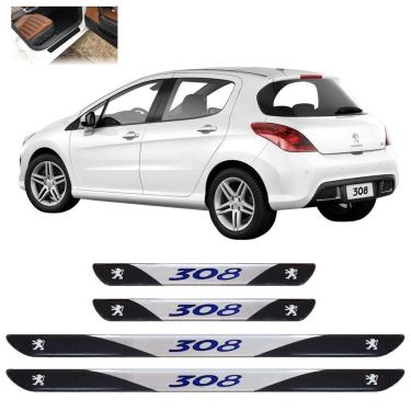 Imagem de Soleira Porta Resinada Peugeot 308 2012 A 2019 4 Portas