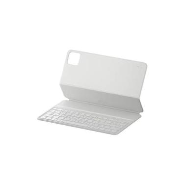 Imagem de Caneta Stylus original Mi Pad 6 e teclado Mi Pad 6, caneta Bluetooth e teclado magnético para Xiaomi Mi Pad 6 Pro/Mi Pad 6 (teclado branco normal)