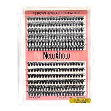 Imagem de Cílios Postiços em Tufos New Show 30P e 40P Profissional