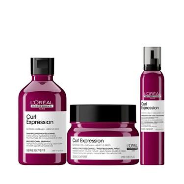 Imagem de Loreal Curl Expression Sh Moisturizing 300ml + Masc 2,5% 250ml + Mouss