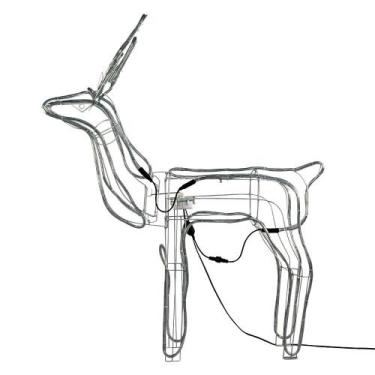 Imagem de Armação Rena LED Macho com Movimento Grande 220V - Wincy - Natal