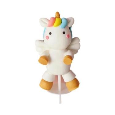 Imagem de Topo De Bolo Unicórnio Arco-Íris Para Crianças, Decoração De Festa De 