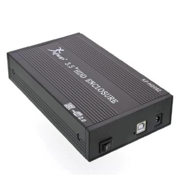 Imagem de Case Para Hd 3,5 De Pc Computador Hd Externo Sata Usb 2.0