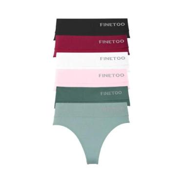 Imagem de Conjunto De 6 Calcinhas G-String Sexy E Respiráveis Para Mulheres, Lin