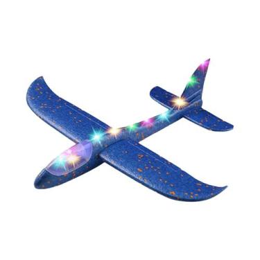 Imagem de Brinquedo De Avião Planador LED Para Lançamento Manual, DIY, Brilho No