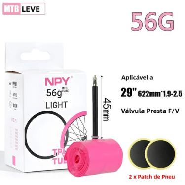 Imagem de Câmara De Ar Super Leve Anti-Oxidação NPY TPU Para Bicicleta MTB 26 27