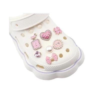 Imagem de Conjunto De Acessórios 3D Para Sapatos DIY Para Meninas: Flores, Borbo