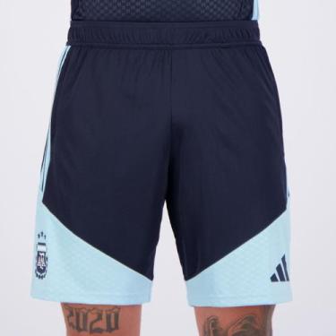Imagem de Calção Adidas Argentina Treino 2026 Azul Marinho, EG