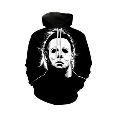 Imagem de Hoodie 3D De Halloween Horror Michael Myers Para Homens, Mulheres E Cr
